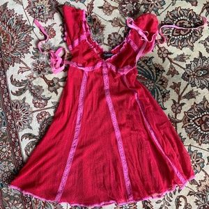 Betsey Johnson Sheer Dress